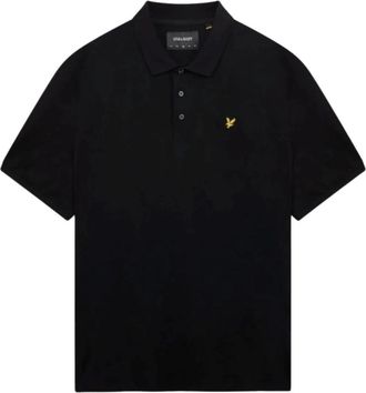 Lyle & Scott Tijdloos katoenen poloshirt - Heren - Polos - Zwart - XL - Katoen - Tops