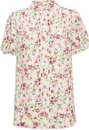 Dolce & Gabbana Blouse met bloemenprint - Wit