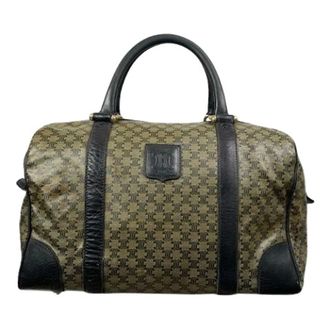 Celine Pre-owned Weekend Bags, female, Black, Size: ONE SIZE Pre-owned Leather Weekend Bag