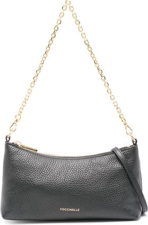 Coccinelle Aura leather cross body bag - women - Calf Leather - One Size - Black