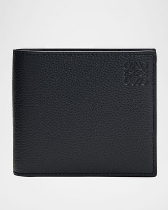 Loewe Mens Anagram Bifold Leather Wallet