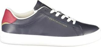 Tommy Hilfiger Blauwe Polyester Sneakers voor Vrouwen - Dames - Sneakers - Blauw - 38 EU - Polyester - Schoenen