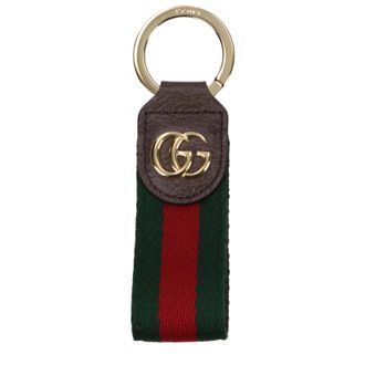 Gucci Damens Mehrfarbiger Stoff-Schl&uuml;sselanh&auml;nger