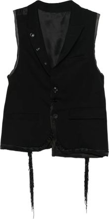 Undercover Gilet con decorazione - Nero