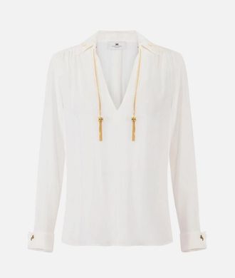 Elisabetta Franchi Georgette-shirt