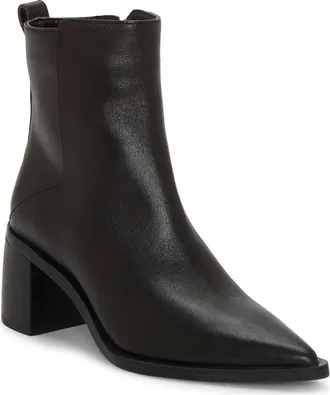 Vince Camuto Lorelai Pointed Toe Bootie in Black at Nordstrom, Size 7.5