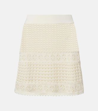 Eres Angela crochet miniskirt