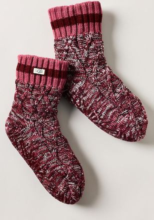 UGG Deedee Fleece Lined Crew Gripper Socks