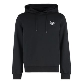 A.P.C. Hoodies, male, Black, XS, Cotton hoodie