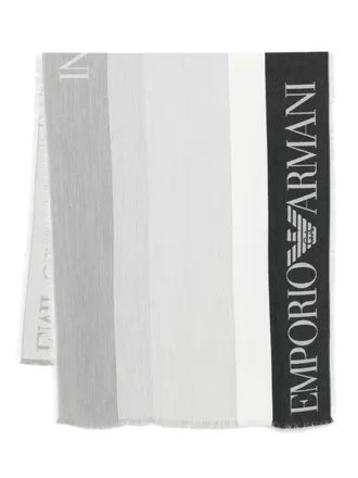 スカーフ EMPORIO ARMANI Woman Scarf Grey 6352054F301 03655 Emporio Armani Scarves and mufflers for Women | Online Sale