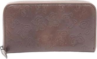 Bottega Veneta Pre-owned Long Wallet (bi-fold) - Dames - Vintage Accessoires - Bruin - ONE Size - Leer - Vintage