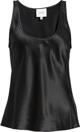 Reformation Veya Sleeveless Silk Top in Black at Nordstrom, Size X-Small