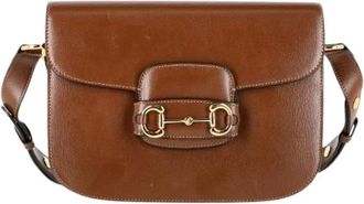 Gucci Pre-owned Cross Body Bags, female, Brown, Size: ONE SIZE Pre-owned Leather gucci-bags