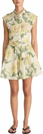 Rebecca Taylor Nouveau Fleur Corseted Mini Dress in Snow Combo at Nordstrom, Size 12