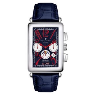 Christian Van Sant Anniversary Blue Dial Mens Watch CV9250