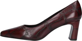 Lodi Schoenen, Dames, Rood, 41 EU, Leer, Lodi Dames Hakken Colton Bordeaux - Maat 41