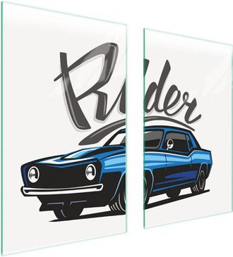 OEM Placa Protectora De Vidrio Para Estufa 75x52 Auto