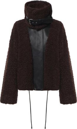 Sportmax Faux Fur & Shearling Jassen - Dames - Jassen - Bruin - M - Jassen