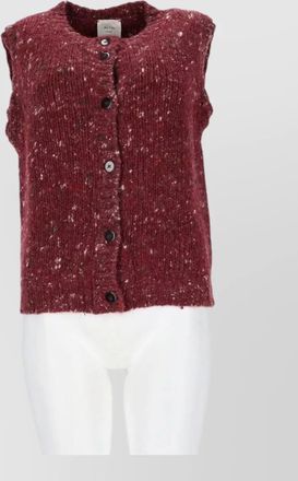 Alysi silk merino wool knitted top