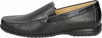 Sioux Klassieke Instapper - Dames - Schoenen - Zwart - Maat: 43 EU Leer