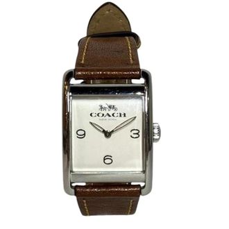 Coach Pre-owned Watches, female, White, Size: ONE SIZE Pre-owned Stainless Steel Quartz Watch