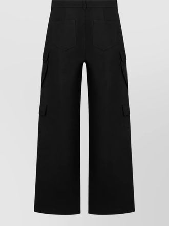 Rick Owens cotton high-rise cargo shorts