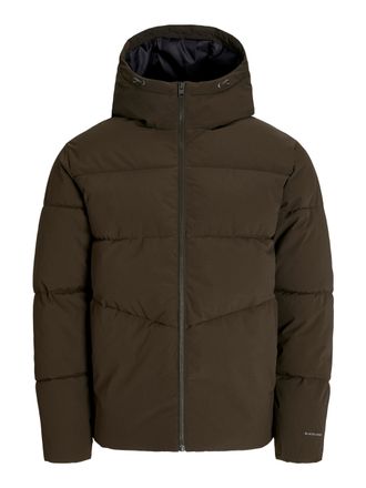 Jack & Jones Steppjacke JACK & JONES JJGLOBAL PUFFER JACKET, Herren, Gr. XL, delicioso, Web, Obermaterial: 100% Polyester, unifarben, regular fit normal, Jacken St