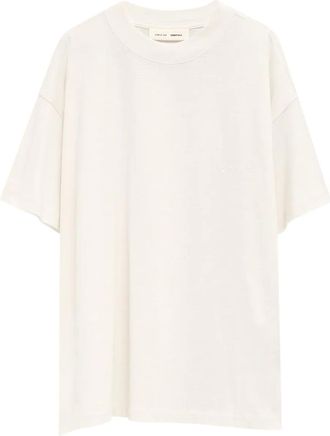 Fear of God T-shirt con logo ricamato - Toni neutri