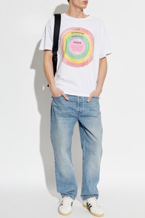 Gallery Dept. T-shirt With Print, Mens, White