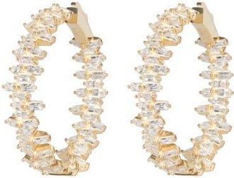 Nickho Rey Mabel Hoop in White/gold at Nordstrom