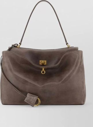 Balenciaga rodeo medium leather tote bag