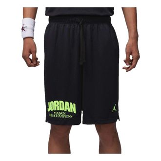 Nike Jordan Air Jordan Sport Dri-FIT Shorts Asia Sizing Black Neon Yellow FZ9986-010