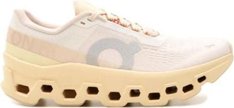 On Running Cloudmonster 1 Low Sneakers - Dames - Hardloopschoenen - Beige - 41 EU - Polyester - Fitness