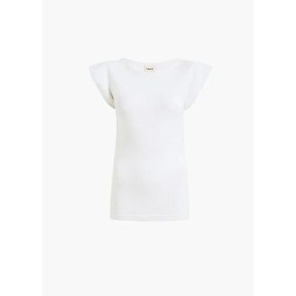 Khaite Dames, Truien, Beige, Maat: M Katoen