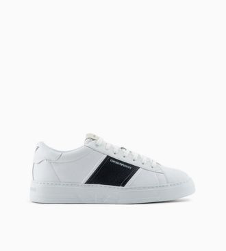 Emporio Armani leren sneaker