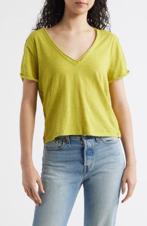 Free People Take Two T-Shirt in Warm Olives at Nordstrom, Size X-Small