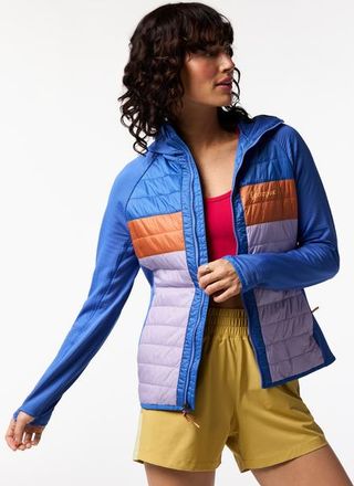 Cotopaxi Capa Hybrid Insulated Hooded Jacket - Womens in Azure And Moonbeam at Nordstrom, Size Xx-Small