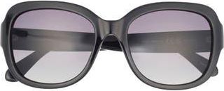 Kate Spade New York laynes 55mm gradient sunglasses in Black Gold at Nordstrom Rack