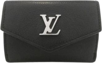 Louis Vuitton Pre-owned Tri-fold Portemonnee - Dames - Vintage Accessoires - Zwart - ONE Size - Leer - Vintage