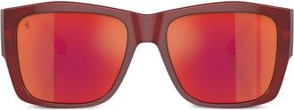 Ferrari square-frame sunglasses - unisex - Acetate - 56 - Red
