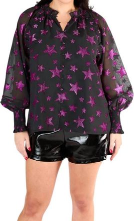 BuddyLove Haddie Long Sleeve Blouse In Black