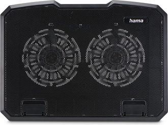 Hama Black Metal Almohadilla Fr&iacute;a 39,6 Cm (15.6) Negro