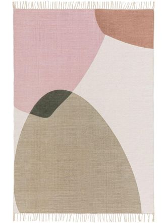 benuta Alfombra de lana multicolor 90x130