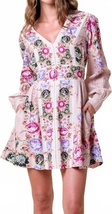Cleobella Trudy Mini Dress In Silva Print