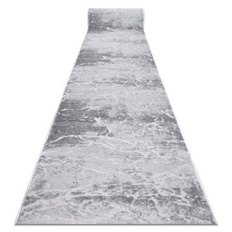 RugsX Rugsx - Alfombra De Pasillo Structural Mefe 6182 Dos Niveles De Vell&oacute;n Gris 100 Cm Grey 100x1000 Cm