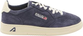 Autry Navy Blue Medalist Low Sneakers