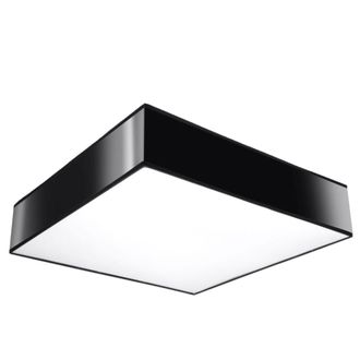 Sollux Lighting L&aacute;mpara de techo negro cloruro de polivinilo alt. 11 cm