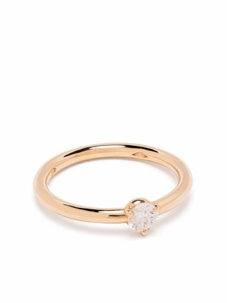 Loyal.e Paris 18kt geelgouden ring met diamant