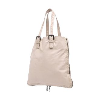 Bottega Veneta Bolso Tote de Cuero Pre-owned - Pre-owned - Mujer - Beige - ONE SIZE