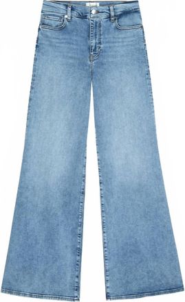 Frame Denim Womens Le Palazzo Wide Leg Jeans In Lark